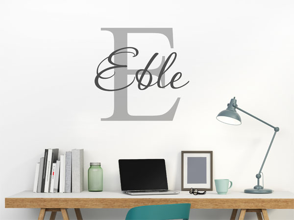 Wandtattoo Eble Nachname