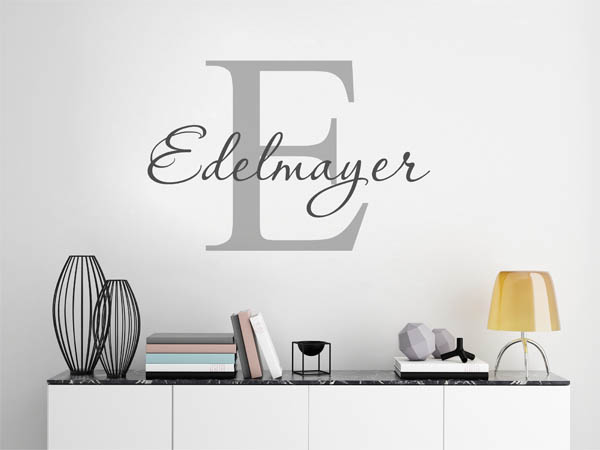 Wandtattoo Edelmayer Nachname