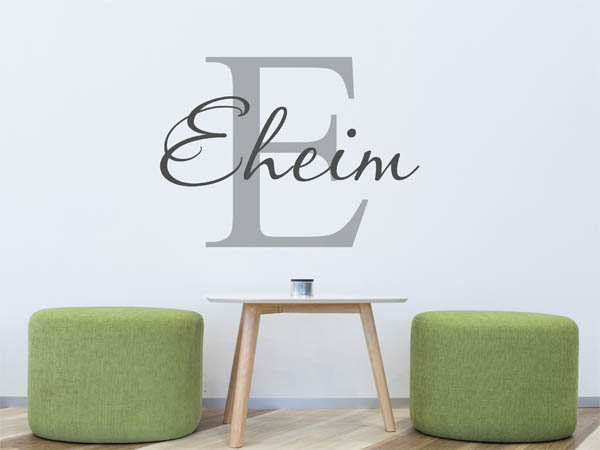 Wandtattoo Eheim Nachname