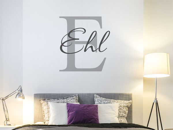 Wandtattoo Ehl Nachname