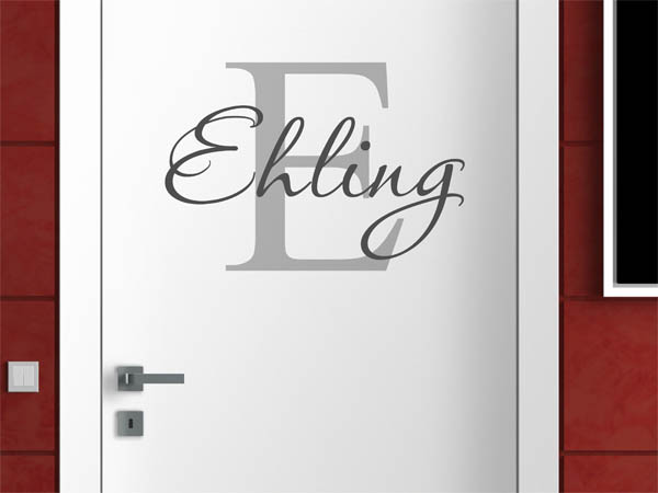 Wandtattoo Ehling Nachname