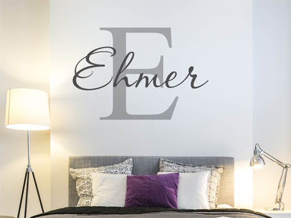 Wandtattoo Ehmer Nachname