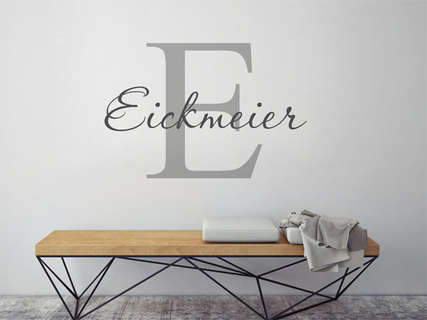 Wandtattoo Eickmeier Nachname