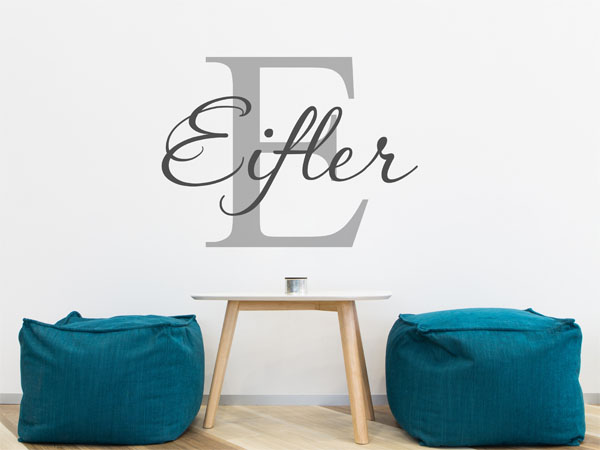 Wandtattoo Eifler Nachname