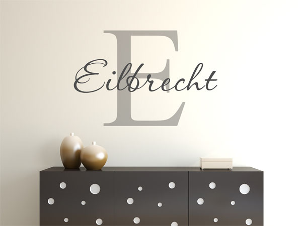 Wandtattoo Eilbrecht Nachname