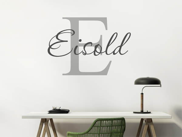 Wandtattoo Eisold Nachname
