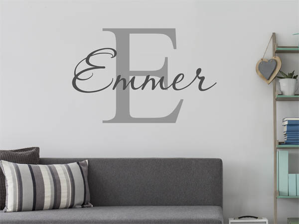 Wandtattoo Emmer Nachname