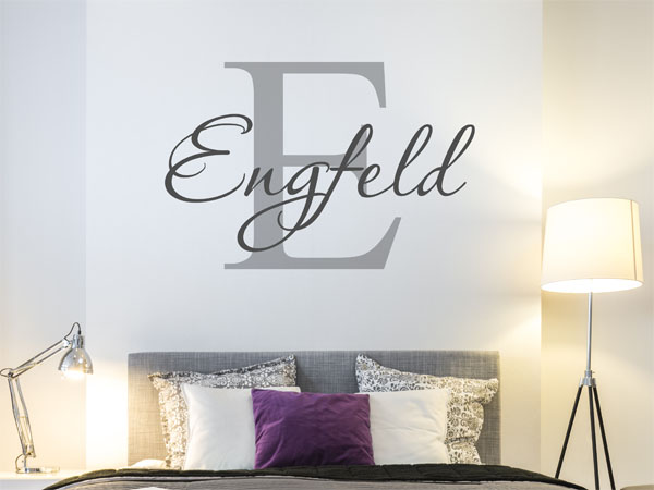 Wandtattoo Engfeld Nachname