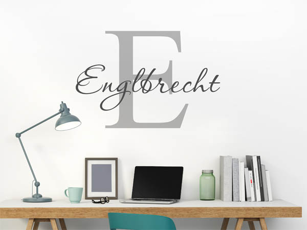 Wandtattoo Englbrecht Nachname