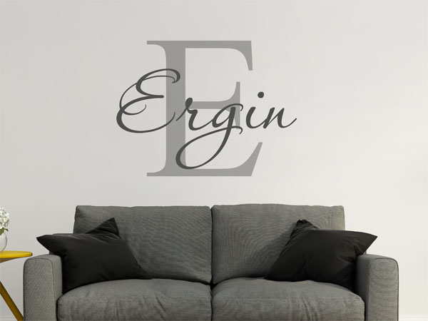 Wandtattoo Ergin Nachname