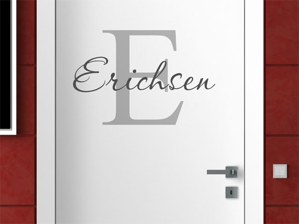 Wandtattoo Erichsen Nachname