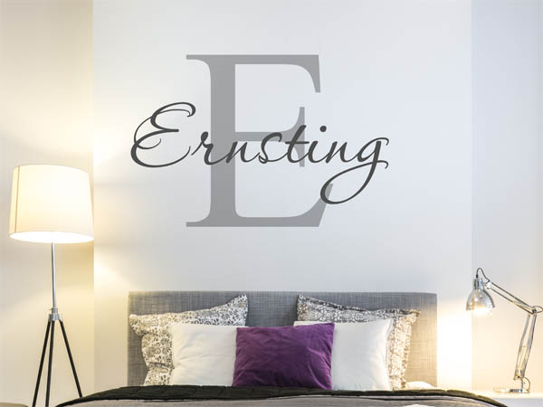 Wandtattoo Ernsting Nachname