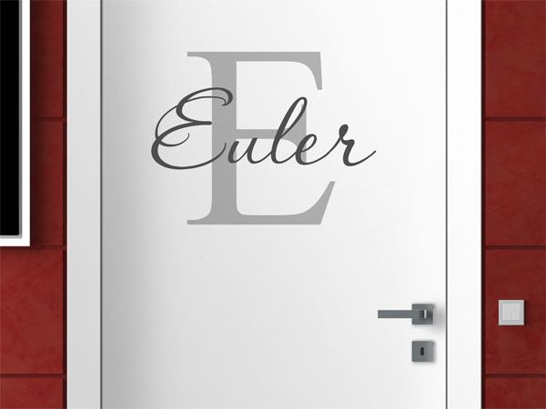 Wandtattoo Euler Nachname