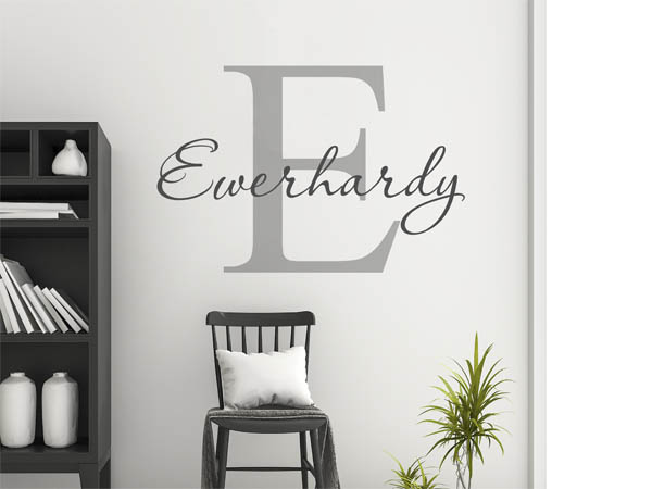Wandtattoo Ewerhardy Nachname
