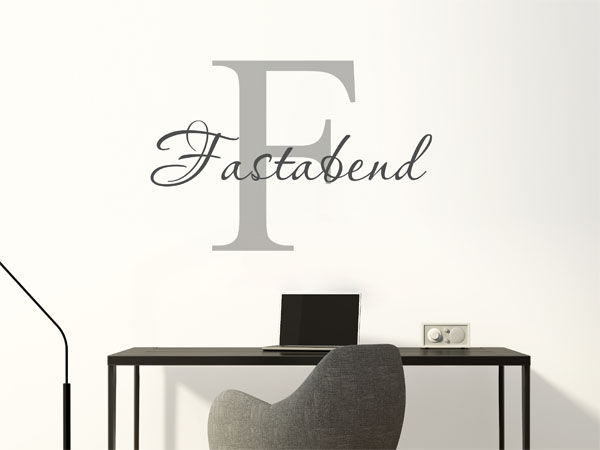 Wandtattoo Fastabend Nachname