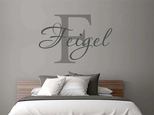 Wandtattoo Feigel Nachname