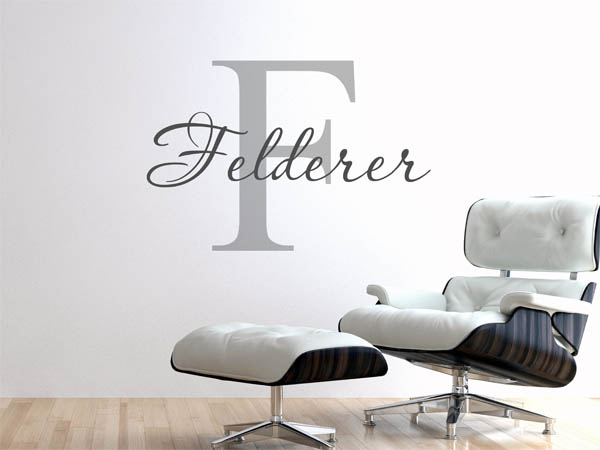 Wandtattoo Felderer Nachname