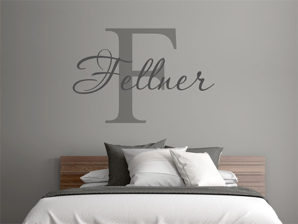 Wandtattoo Fellner Nachname