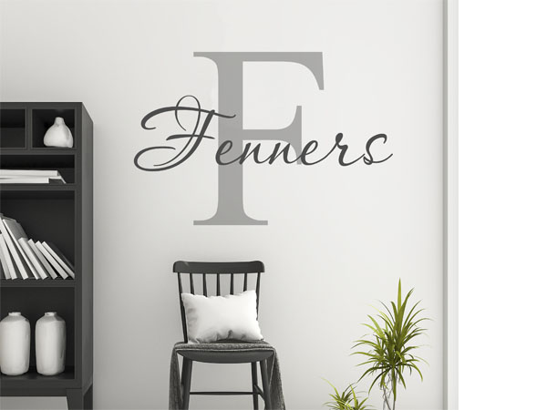 Wandtattoo Fenners Nachname