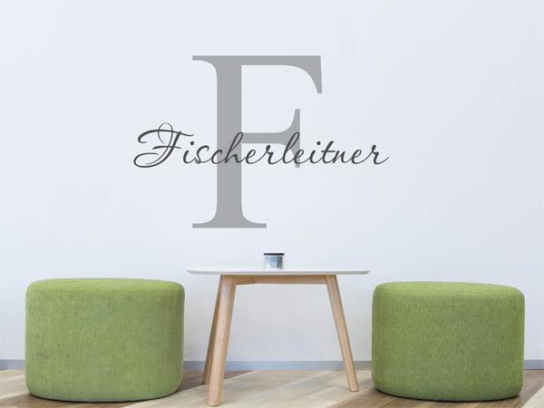 Wandtattoo Fischerleitner Nachname