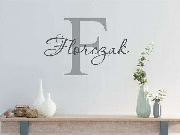 Wandtattoo Florczak Nachname