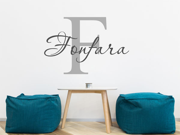 Wandtattoo Fonfara Nachname