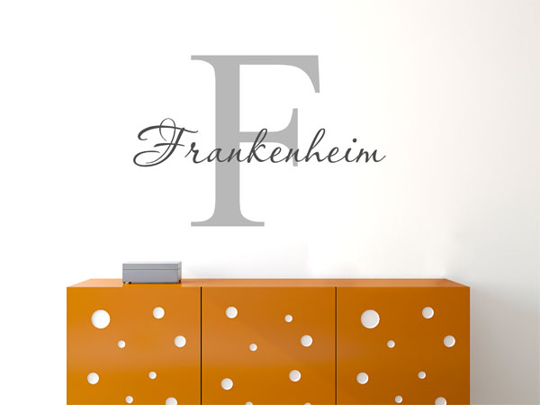 Wandtattoo Frankenheim Nachname
