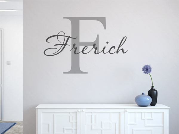 Wandtattoo Frerich Nachname
