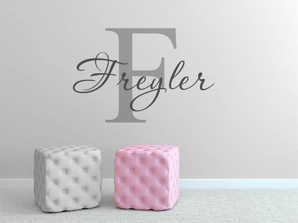 Wandtattoo Freyler Nachname