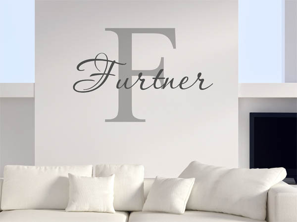 Wandtattoo Furtner Nachname