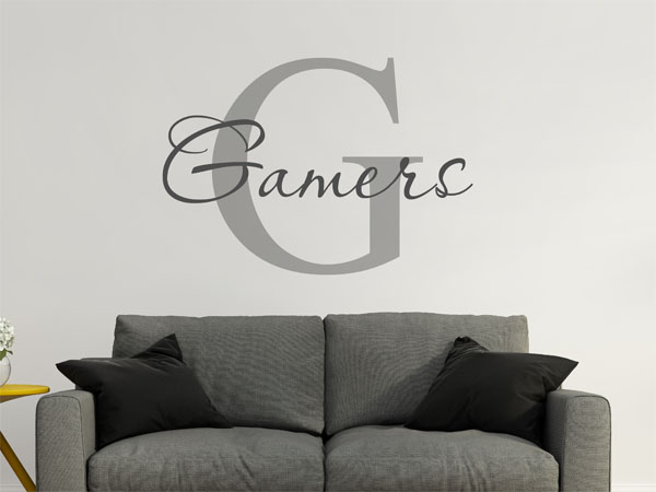 Wandtattoo Gamers Nachname