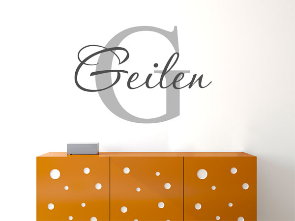 Wandtattoo Geilen Nachname