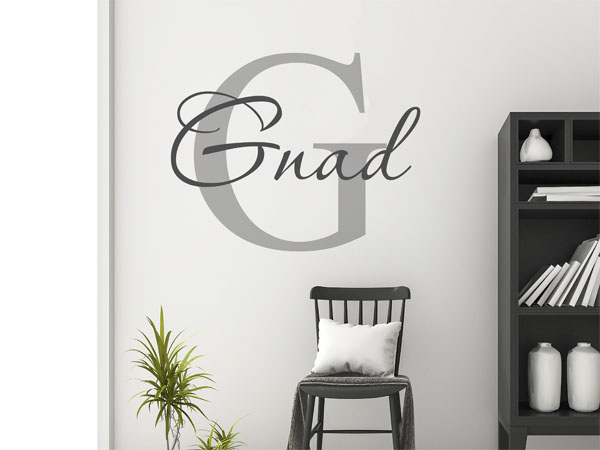 Wandtattoo Gnad Nachname