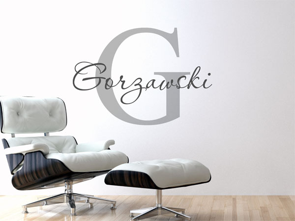 Wandtattoo Gorzawski Nachname