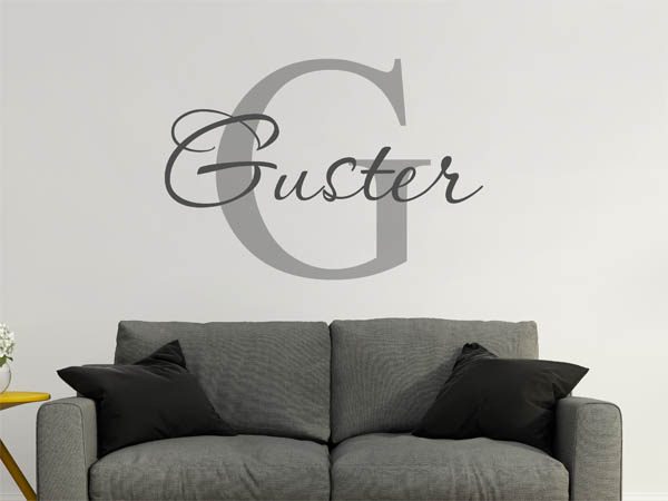 Wandtattoo Guster Nachname