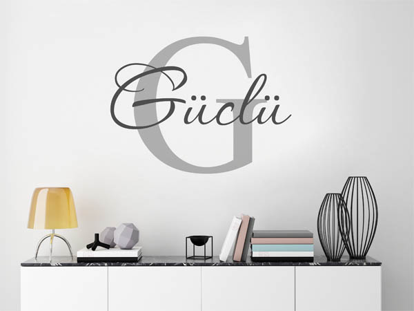 Wandtattoo Güclü Nachname