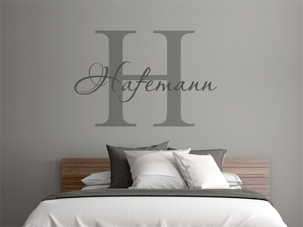 Wandtattoo Hafemann Nachname