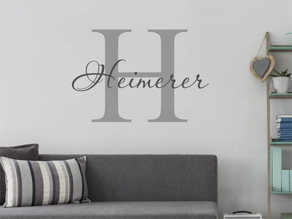Wandtattoo Heimerer Nachname