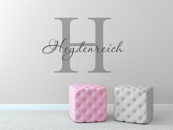 Wandtattoo Heydenreich Nachname