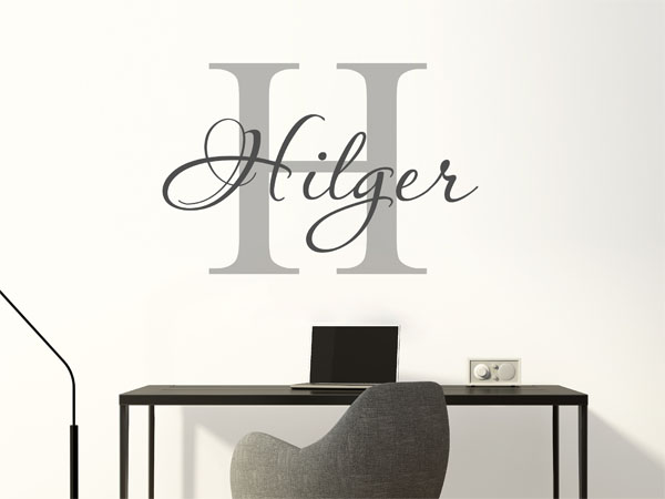 Wandtattoo Hilger Nachname
