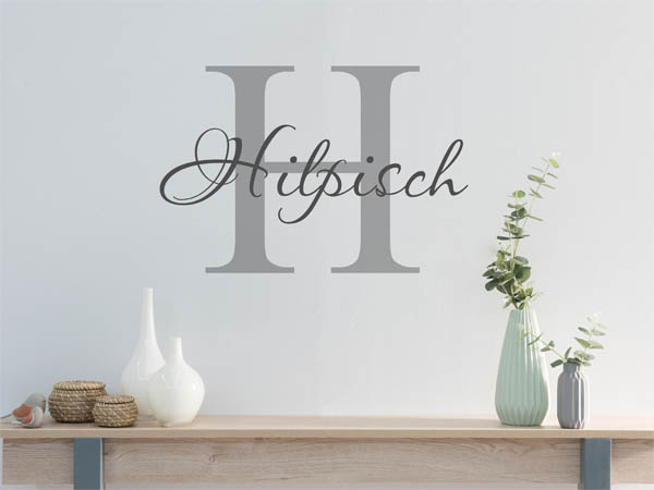 Wandtattoo Hilpisch Nachname