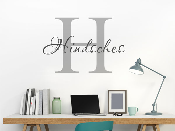 Wandtattoo Hindsches Nachname