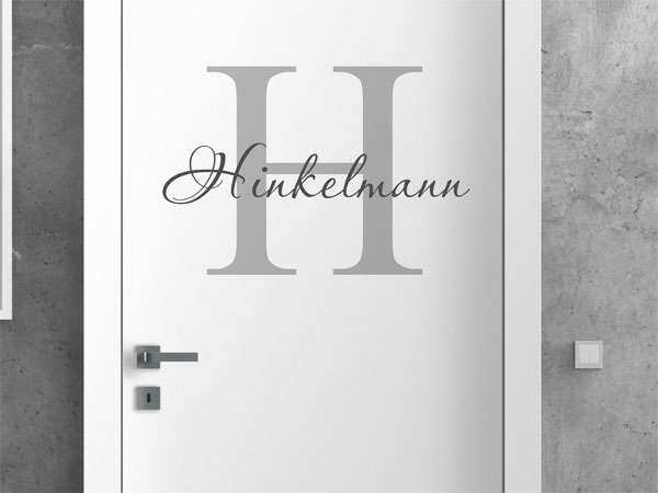 Wandtattoo Hinkelmann Nachname