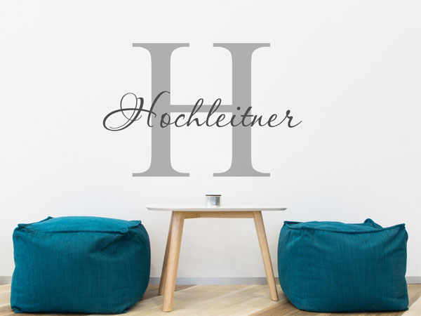 Wandtattoo Hochleitner Nachname