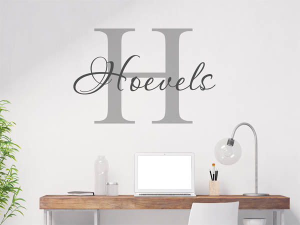 Wandtattoo Hoevels Nachname
