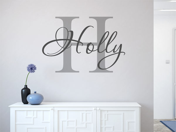 Wandtattoo Holly Nachname