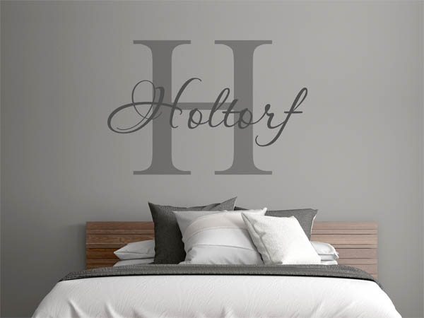 Wandtattoo Holtorf Nachname