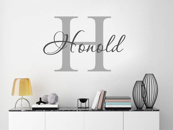 Wandtattoo Honold Nachname