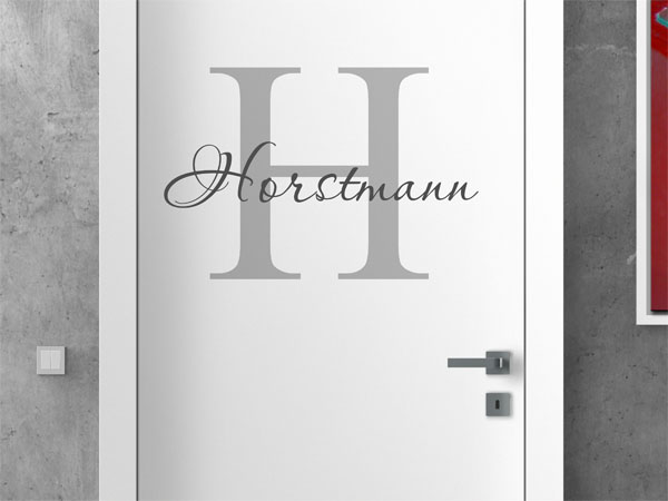 Wandtattoo Horstmann Nachname