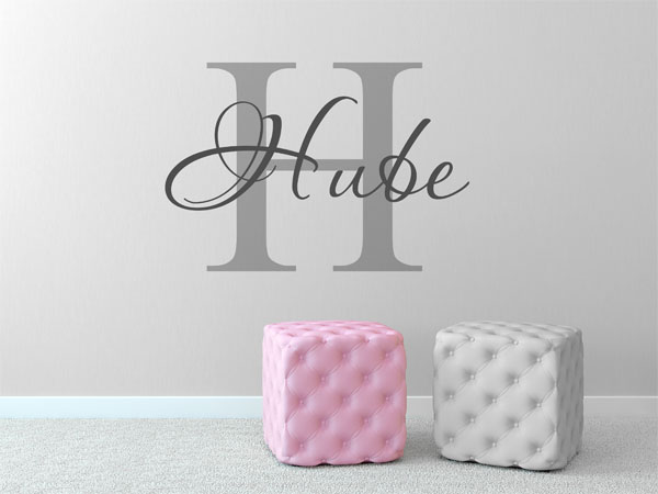 Wandtattoo Hube Nachname